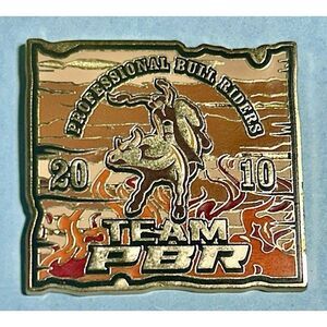 2010 Team PBR Professional Bull Riders Hat or Lapel Pin Championship Rodeo